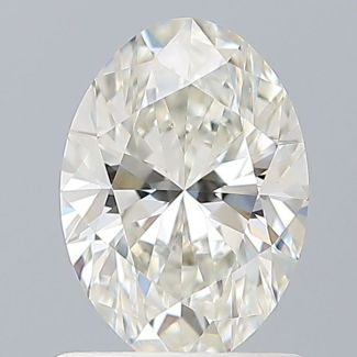 0.9 Carat Oval H VVS2 - EX IGI Natural Diamond