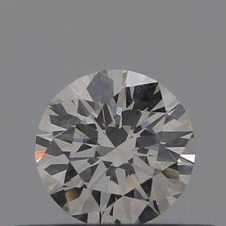 0.29 Carat Round H SI1 EX GIA Natural Diamond