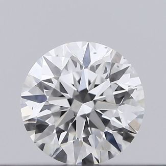 0.18 Carat Round E VS2 EX GIA Natural Diamond