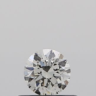 0.30 Carat Round I SI1 EX GIA Natural Diamond