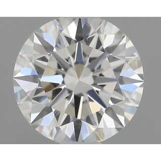 0.5 Carat Round H VS2 EX GIA Natural Diamond