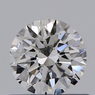 0.50 Carat Round E VVS1 VG EX GIA Natural Diamond