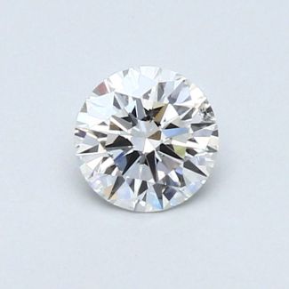 0.43 Carat Round E SI1 EX VG GIA Natural Diamond