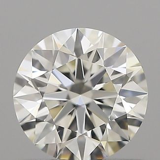 0.61 Carat Round H VVS2 EX IGI Natural Diamond