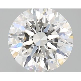 0.5 Carat Round H VVS1 EX GIA Natural Diamond