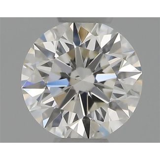 0.31 Carat Round H VS2 EX GIA Natural Diamond