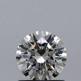 0.71 Carat Round I VS1 EX GIA Natural Diamond