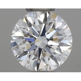 0.34 Carat Round H VVS1 EX GIA Natural Diamond