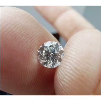 0.5 Carat Round H SI2 EX IGI Natural Diamond