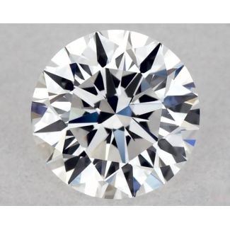 0.36 Carat Round D VVS1 EX VG GIA Natural Diamond