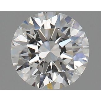 0.5 Carat Round F VVS2 EX GD GIA Natural Diamond