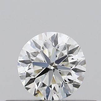 0.3 Carat Round H VVS2 VG EX GIA Natural Diamond