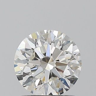 0.95 Carat Round H VVS2 EX GIA Natural Diamond