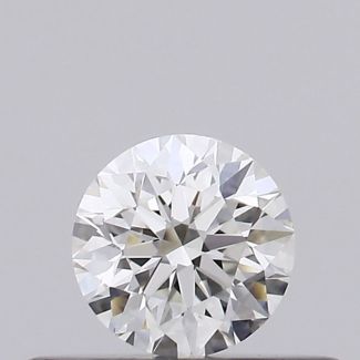 0.26 Carat Round H IF EX GIA Natural Diamond