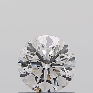 0.55 Carat Round F SI1 EX GIA Natural Diamond