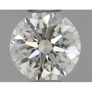 0.34 Carat Round G VS1 EX IGI Natural Diamond