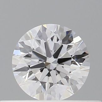 0.36 Carat Round D VVS1 EX GIA Natural Diamond