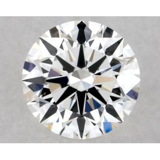 0.36 Carat Round F VVS1 EX GIA Natural Diamond