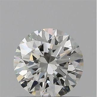 0.50 Carat Round H VVS2 EX IGI Natural Diamond