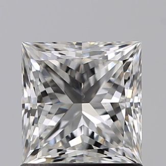 1.01 Carat Princess F VS2 - EX VG GIA Natural Diamond