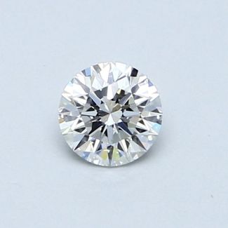 0.42 Carat Round F VS2 VG EX GIA Natural Diamond