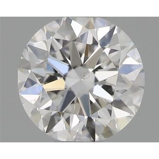 0.50 Carat Round E SI2 VG EX GIA Natural Diamond