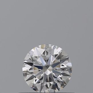 0.40 Carat Round D SI1 EX GIA Natural Diamond