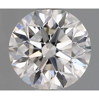 0.9 Carat Round H VS2 EX GIA Natural Diamond