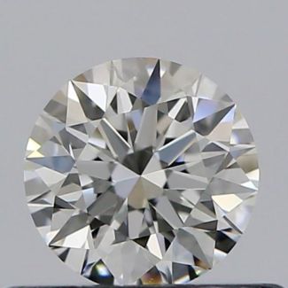 0.36 Carat Round H VS1 EX GIA Natural Diamond