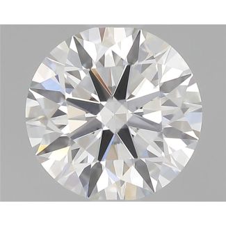 0.59 Carat Round G VS1 EX GIA Natural Diamond