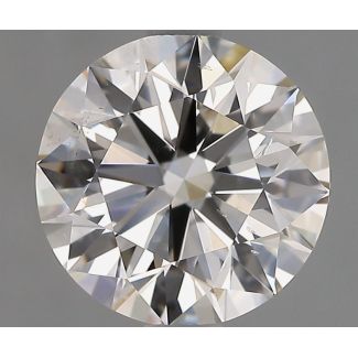 2.01 Carat Round H SI1 EX GIA Natural Diamond