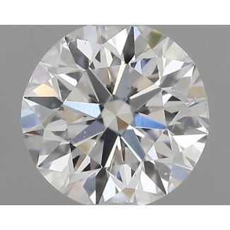 0.5 Carat Round E SI1 EX VG GIA Natural Diamond