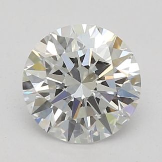 0.41 Carat Round D VVS2 EX GIA Natural Diamond