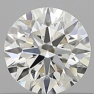 0.5 Carat Round H VS1 EX IGI Natural Diamond