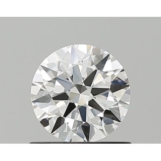 0.7 Carat Round F VVS2 EX GD GIA Natural Diamond