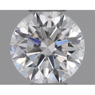 0.20 Carat Round D VVS2 EX VG GIA Natural Diamond