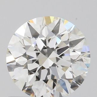 0.70 Carat Round G SI1 EX VG GIA Natural Diamond