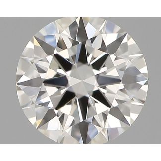 0.33 Carat Round H VS1 EX IGI Natural Diamond