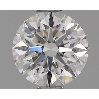 0.9 Carat Round E IF EX GIA Natural Diamond