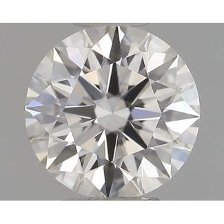 0.35 Carat Round G VVS1 EX IGI Natural Diamond