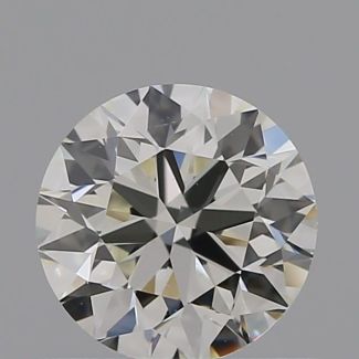 0.50 Carat Round I VS2 EX GIA Natural Diamond