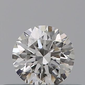 0.27 Carat Round H VVS1 EX GIA Natural Diamond