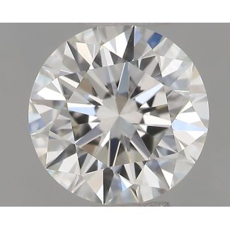 0.61 Carat Round G VVS2 EX IGI Natural Diamond