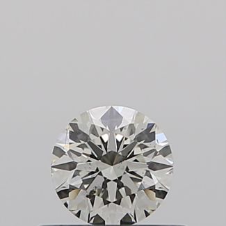 0.33 Carat Round J SI1 EX GIA Natural Diamond