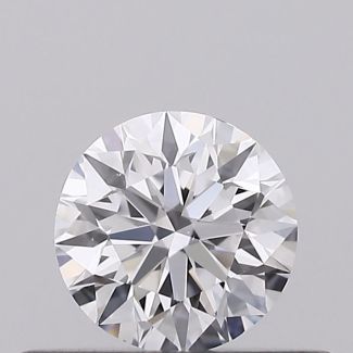 0.30 Carat Round D VS1 EX GIA Natural Diamond