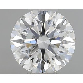 0.55 Carat Round F VS2 EX GIA Natural Diamond