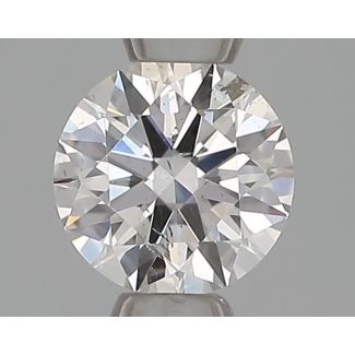 0.31 Carat Round E SI1 EX VG GIA Natural Diamond