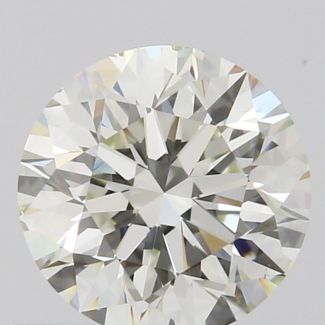 0.6 Carat Round H VS2 EX IGI Natural Diamond