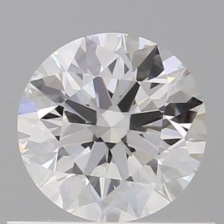 0.61 Carat Round D VVS1 EX GIA Natural Diamond