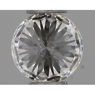 0.21 Carat Round G VVS1 EX GIA Natural Diamond